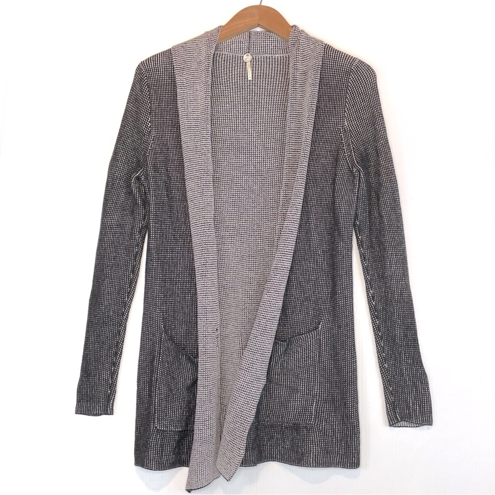 Margaret O'Leary Gray Open Front Cardigan